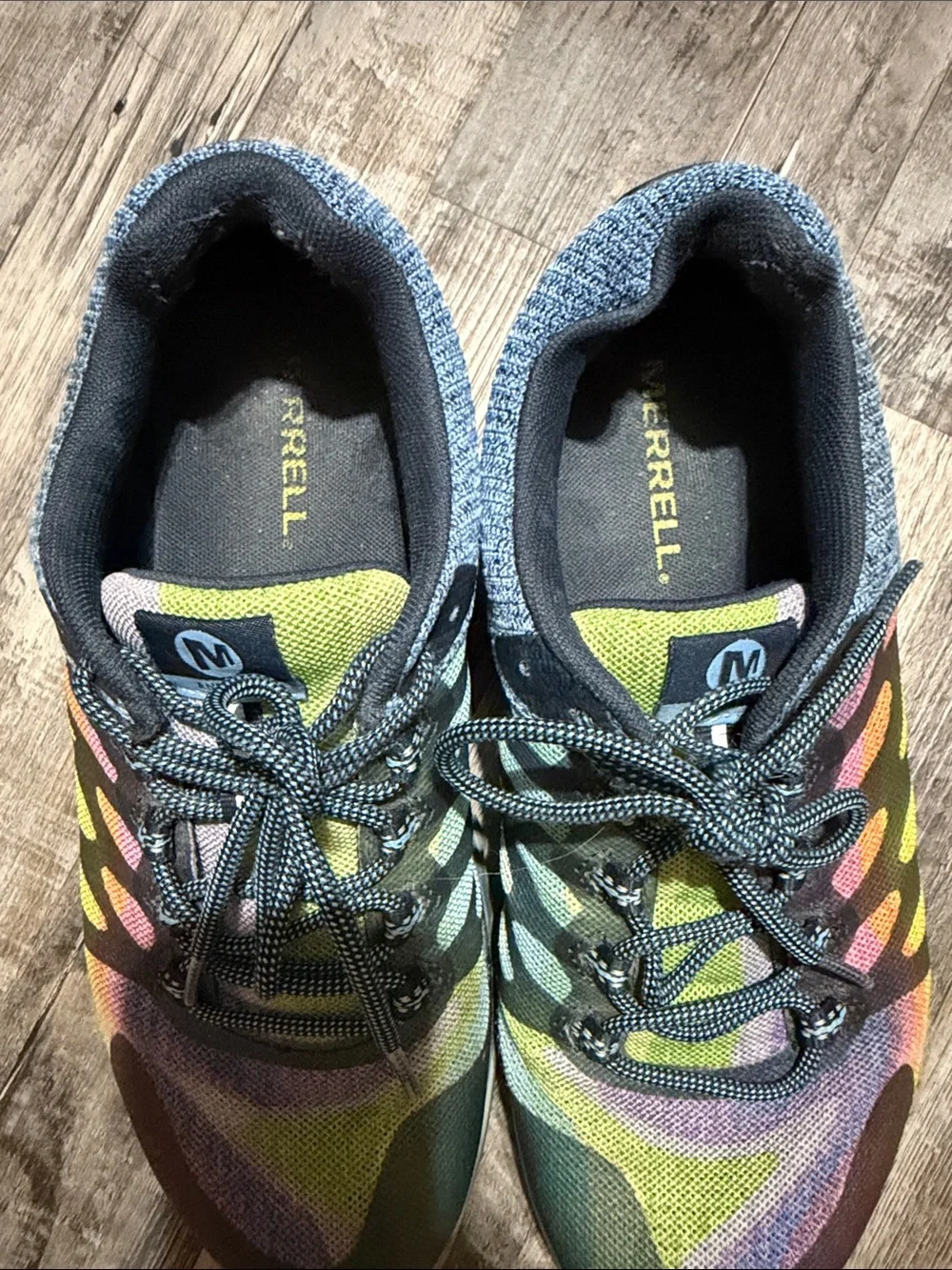 Merrell Women’s Antora 2 Rainbow - Lime, Pink, Yellow, Green, Blue Size 7.5
